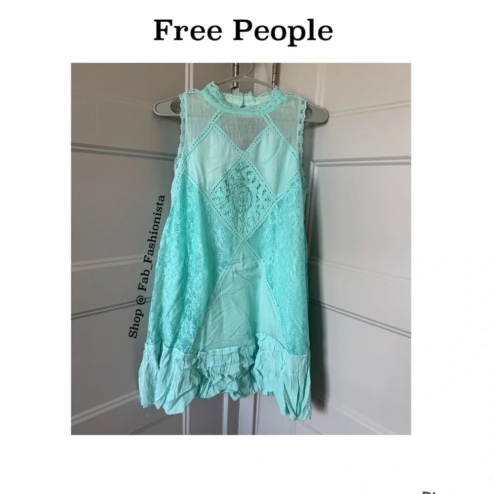 Free People Lace Mini dress size Medium